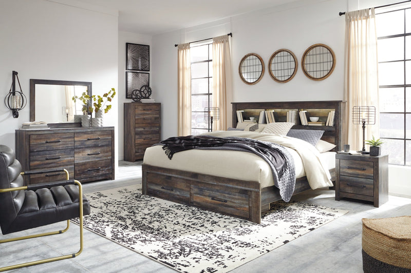 Drystan Bed, Dresser, Mirror, Chest & Nightstand, Bedroom Set