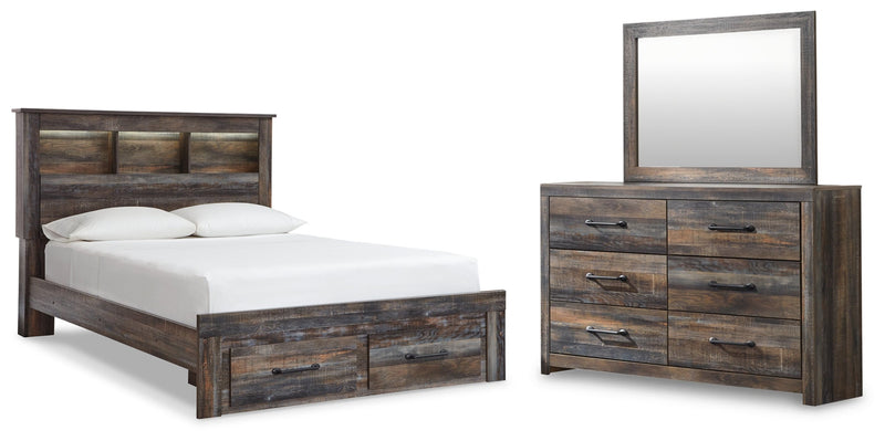 Drystan Bed, Dresser, Mirror, Chest & Nightstand, Bedroom Set