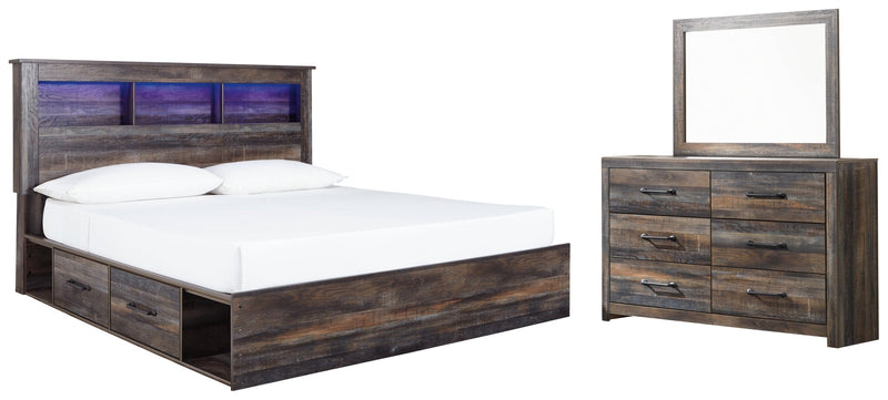 Drystan Bed, Dresser, Mirror, Chest & Nightstand, Bedroom Set