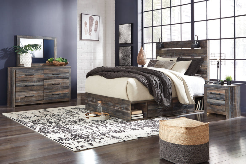 Drystan Bed, Dresser, Mirror, Chest & Nightstand, Bedroom Set