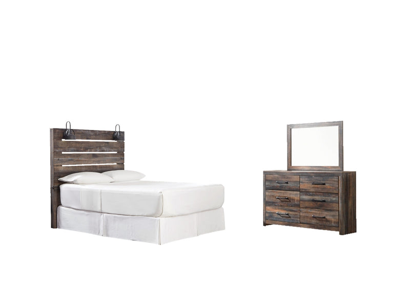 Drystan Bed, Dresser, Mirror, Chest & Nightstand, Bedroom Set