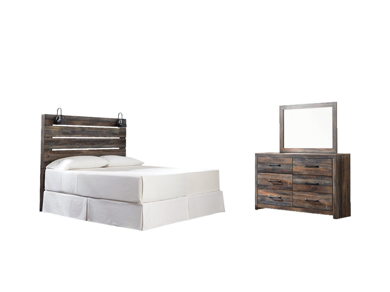 Drystan Bed, Dresser, Mirror, Chest & Nightstand, Bedroom Set