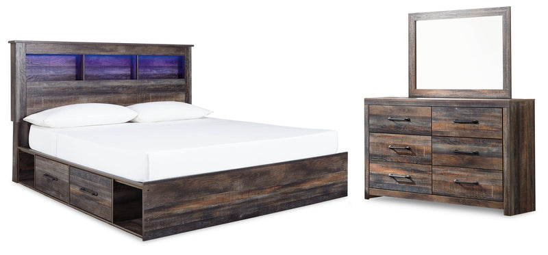 Drystan Bed, Dresser, Mirror, Chest & Nightstand, Bedroom Set