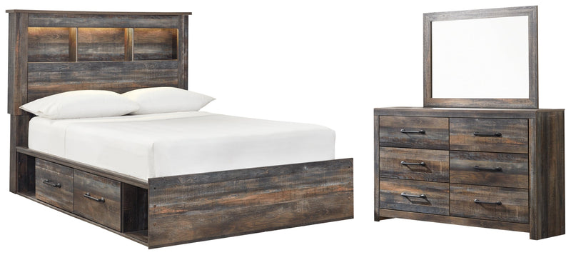Drystan Bed, Dresser, Mirror, Chest & Nightstand, Bedroom Set