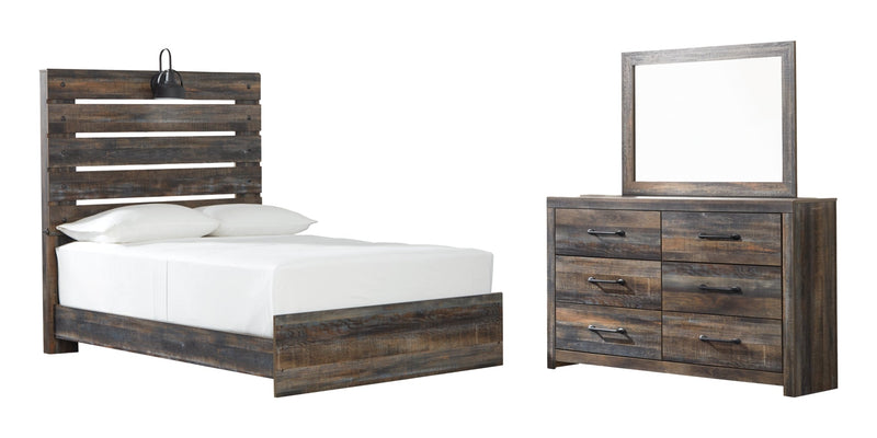 Drystan Bed, Dresser, Mirror, Chest & Nightstand, Bedroom Set