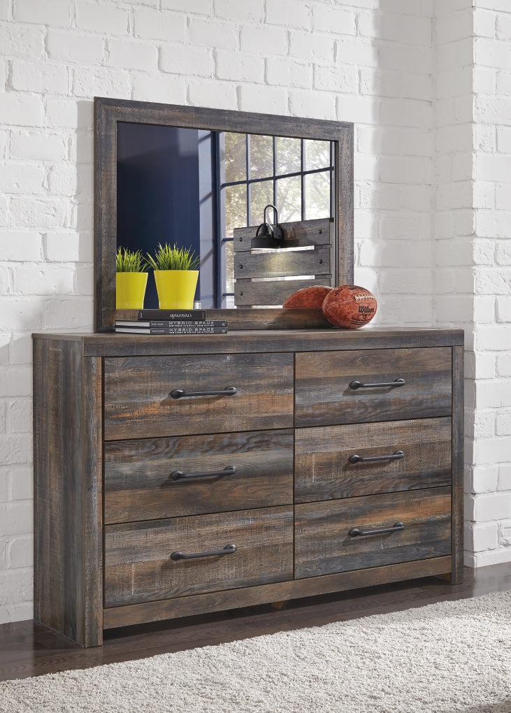Drystan Bed, Dresser, Mirror, Chest & Nightstand, Bedroom Set