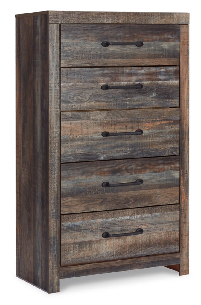 Drystan Bed, Dresser, Mirror, Chest & Nightstand, Bedroom Set