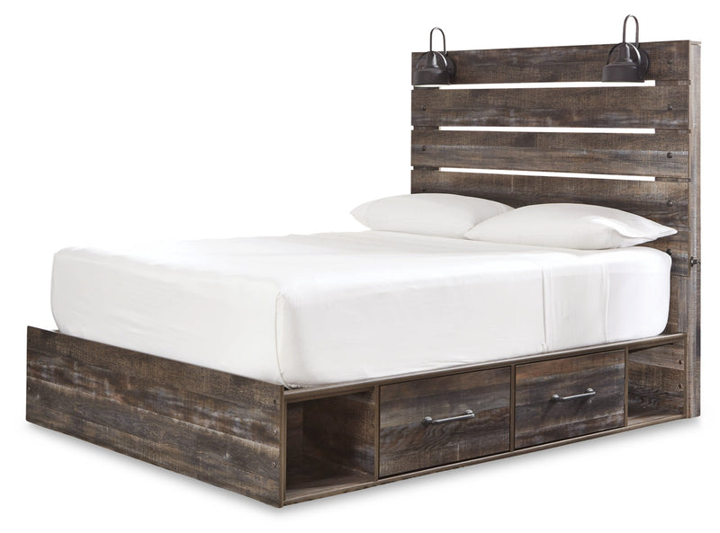 Drystan Bed, Dresser, Mirror, Chest & Nightstand, Bedroom Set