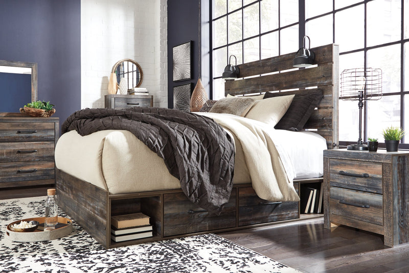Drystan Bed, Dresser, Mirror, Chest & Nightstand, Bedroom Set
