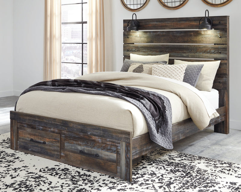 Drystan Bed, Dresser, Mirror, Chest & Nightstand, Bedroom Set
