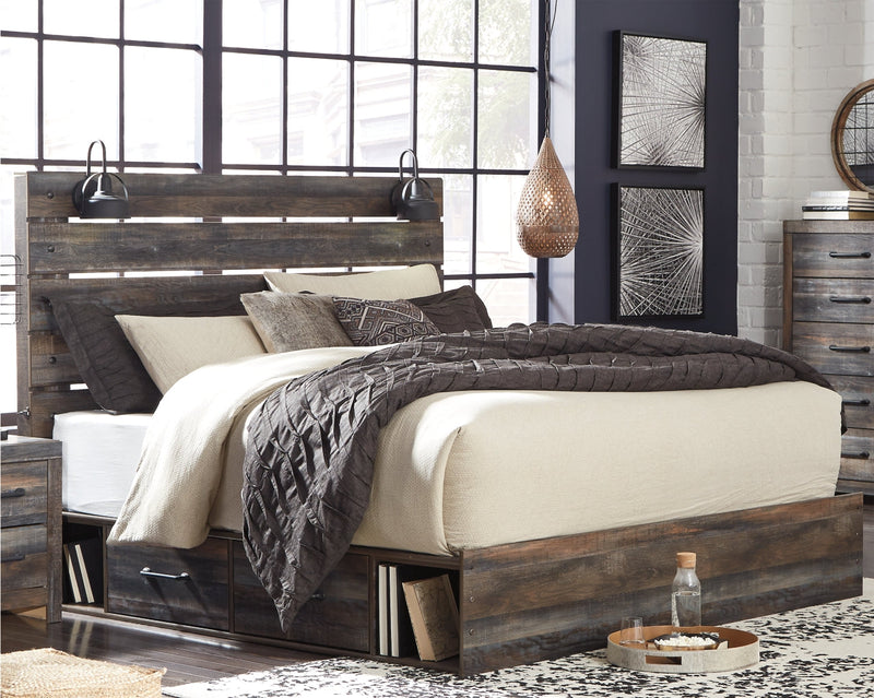 Drystan Bed, Dresser, Mirror, Chest & Nightstand, Bedroom Set