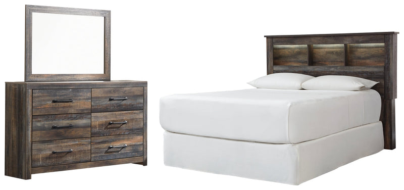 Drystan Bed, Dresser, Mirror, Chest & Nightstand, Bedroom Set
