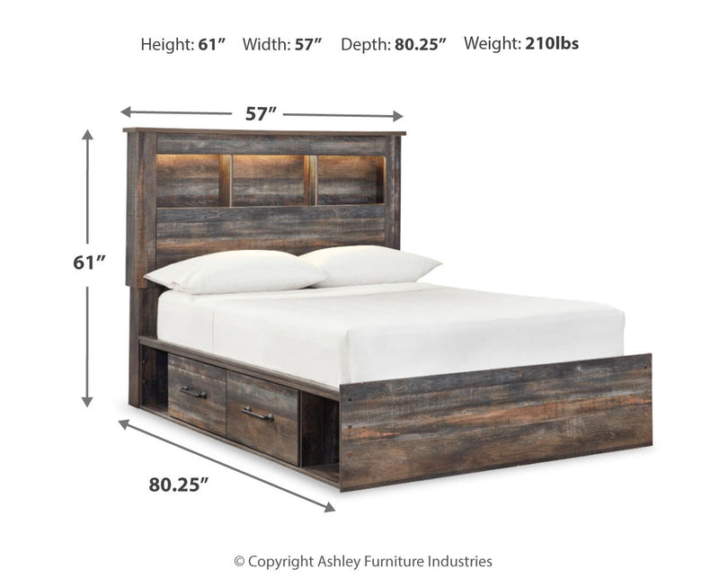 Drystan Bed, Dresser, Mirror, Chest & Nightstand, Bedroom Set