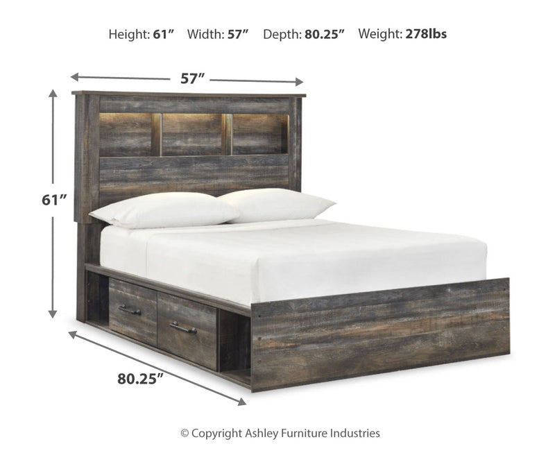 Drystan Bed, Dresser, Mirror, Chest & Nightstand, Bedroom Set