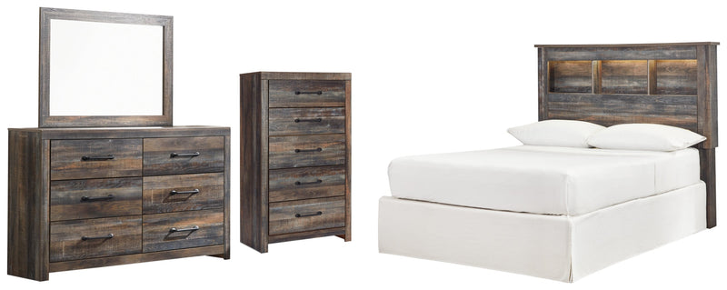 Drystan Bed, Dresser, Mirror, Chest & Nightstand, Bedroom Set