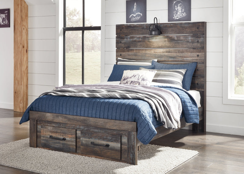 Drystan Bed, Dresser, Mirror, Chest & Nightstand, Bedroom Set
