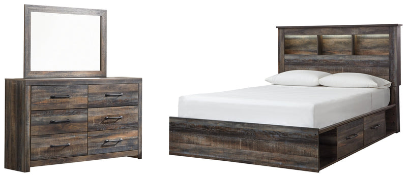 Drystan Bed, Dresser, Mirror, Chest & Nightstand, Bedroom Set