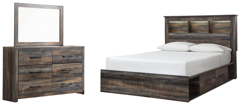 Drystan Bed, Dresser, Mirror, Chest & Nightstand, Bedroom Set