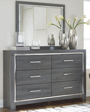 Lodanna Bedroom Sets Full Panel Bed Mirrored Dresser