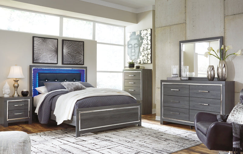Lodanna Panel Bed, Dresser, Mirror, Chest & Nightstand, Bedroom Set