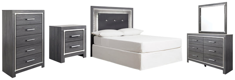 Lodanna Panel Bed, Dresser, Mirror, Chest & Nightstand, Bedroom Set