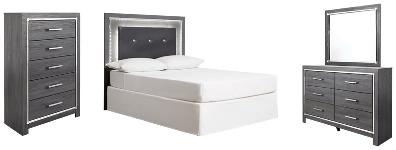 Lodanna Panel Bed, Dresser, Mirror, Chest & Nightstand, Bedroom Set