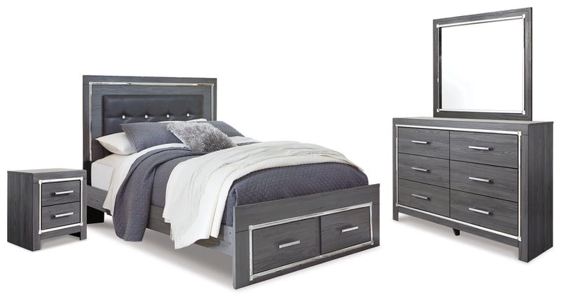 Lodanna Panel Bed, Dresser, Mirror, Chest & Nightstand, Bedroom Set