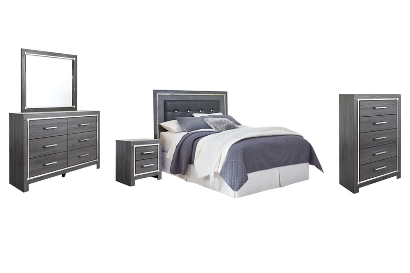 Lodanna Panel Bed, Dresser, Mirror, Chest & Nightstand, Bedroom Set