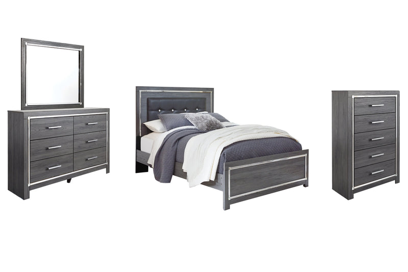 Lodanna Panel Bed, Dresser, Mirror, Chest & Nightstand, Bedroom Set
