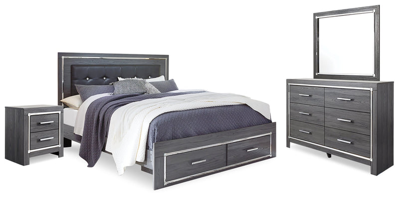 Lodanna Panel Bed, Dresser, Mirror, Chest & Nightstand, Bedroom Set