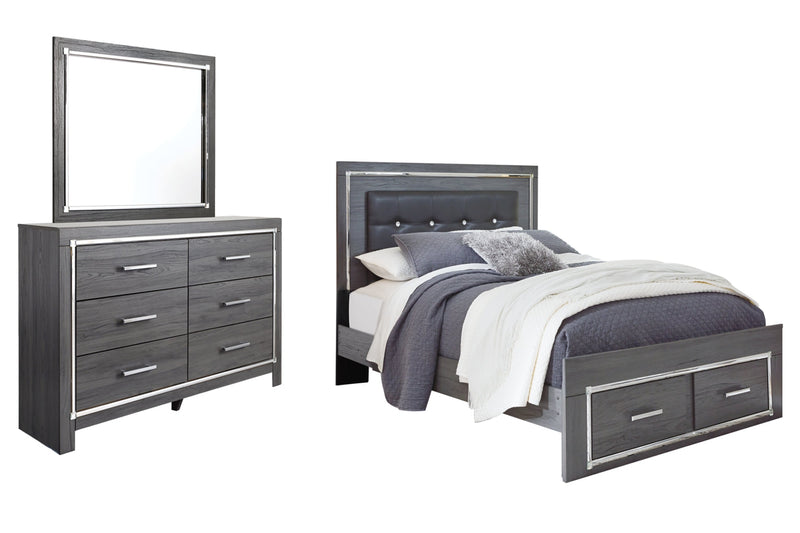 Lodanna Panel Bed, Dresser, Mirror, Chest & Nightstand, Bedroom Set