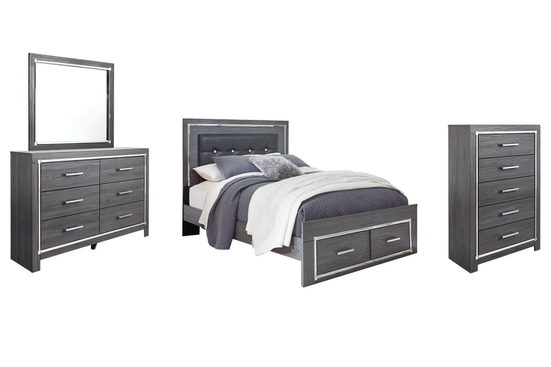 Lodanna Panel Bed, Dresser, Mirror, Chest & Nightstand, Bedroom Set