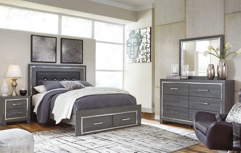 Lodanna Panel Bed, Dresser, Mirror, Chest & Nightstand, Bedroom Set