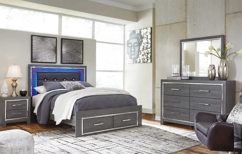 Lodanna Panel Bed, Dresser, Mirror, Chest & Nightstand, Bedroom Set