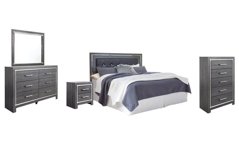 Lodanna Panel Bed, Dresser, Mirror, Chest & Nightstand, Bedroom Set