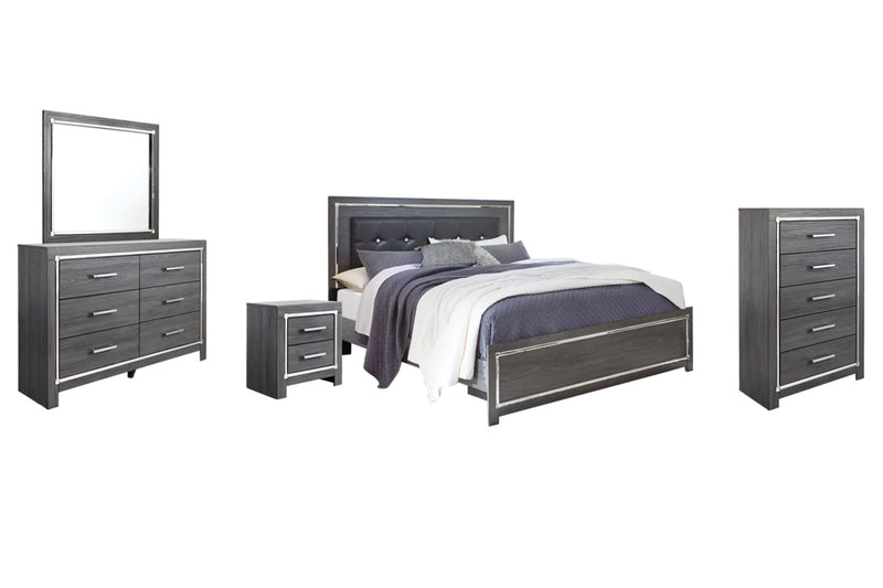 Lodanna Panel Bed, Dresser, Mirror, Chest & Nightstand, Bedroom Set