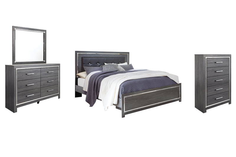 Lodanna Panel Bed, Dresser, Mirror, Chest & Nightstand, Bedroom Set