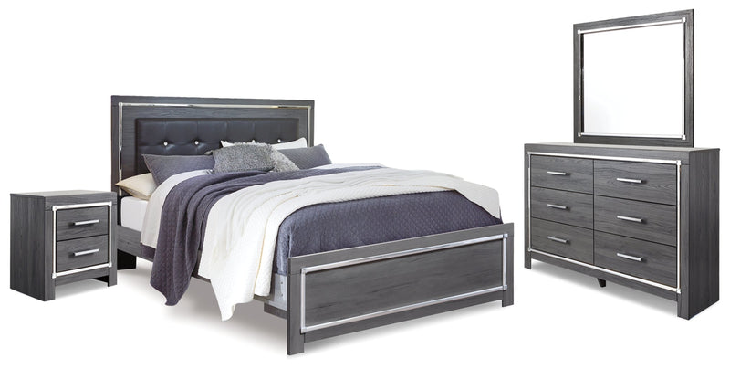 Lodanna Panel Bed, Dresser, Mirror, Chest & Nightstand, Bedroom Set