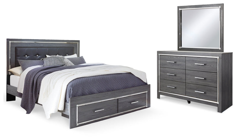 Lodanna Panel Bed, Dresser, Mirror, Chest & Nightstand, Bedroom Set