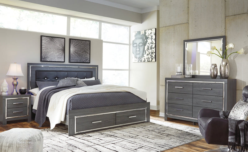 Lodanna Panel Bed, Dresser, Mirror, Chest & Nightstand, Bedroom Set