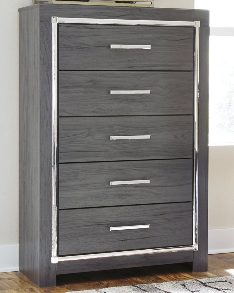Lodanna Panel Bed, Dresser, Mirror, Chest & Nightstand, Bedroom Set