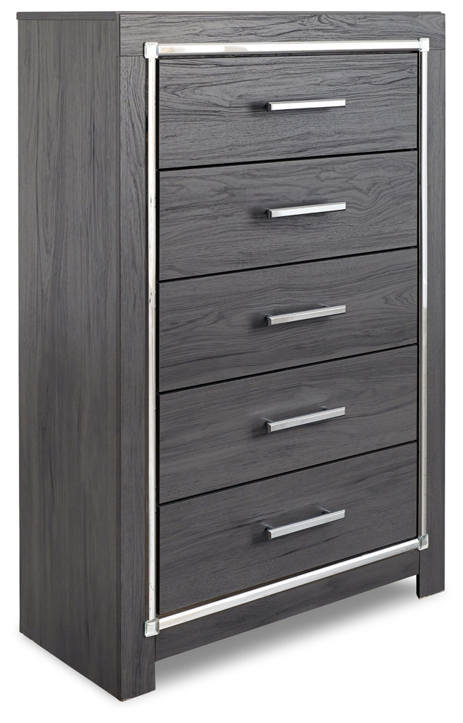 Lodanna Panel Bed, Dresser, Mirror, Chest & Nightstand, Bedroom Set