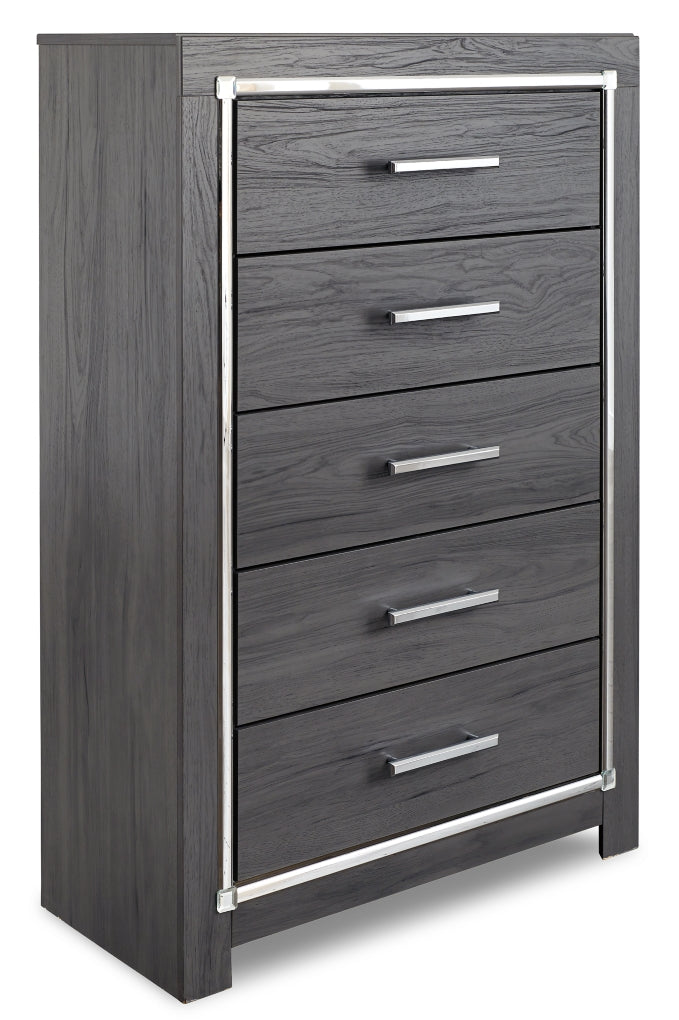 Lodanna Panel Bed, Dresser, Mirror, Chest & Nightstand, Bedroom Set