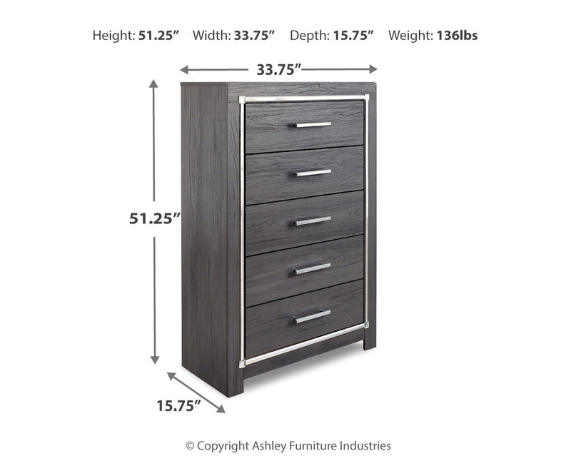 Lodanna Panel Bed, Dresser, Mirror, Chest & Nightstand, Bedroom Set