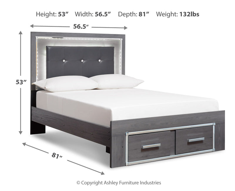 Lodanna Panel Bed