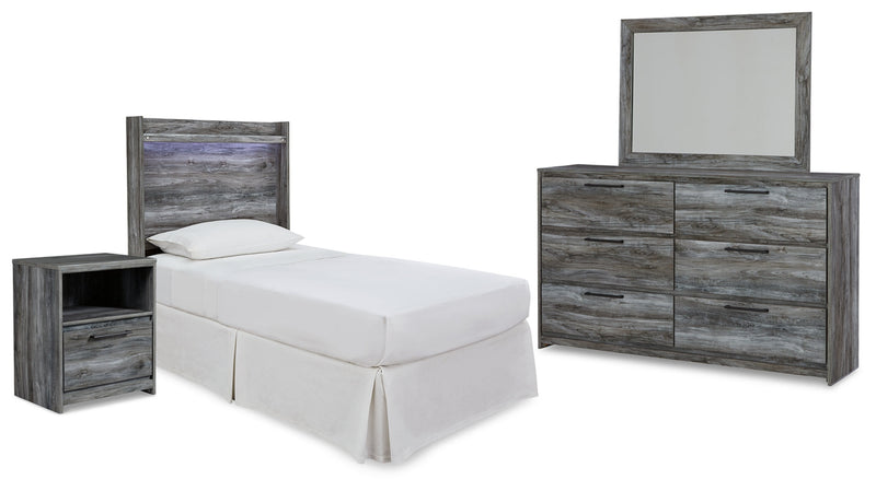 Baystorm Panel Bed, Dresser, Mirror, Chest & Nightstand, Bedroom Set