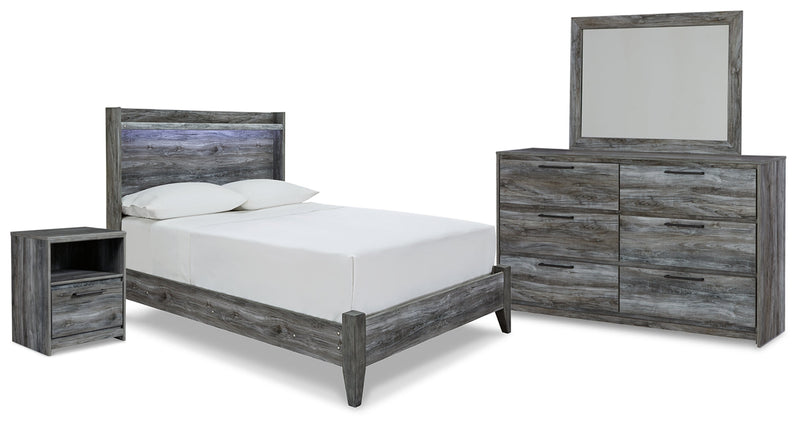 Baystorm Panel Bed, Dresser, Mirror, Chest & Nightstand, Bedroom Set