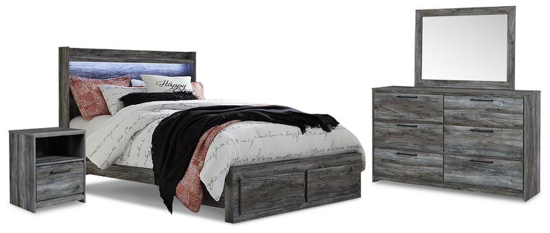 Baystorm Panel Bed, Dresser, Mirror, Chest & Nightstand, Bedroom Set