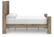 Rusticott Bed, Dresser, Mirror & Nightstand, Bedroom Set