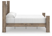 Rusticott Bed, Dresser, Mirror & Nightstand, Bedroom Set